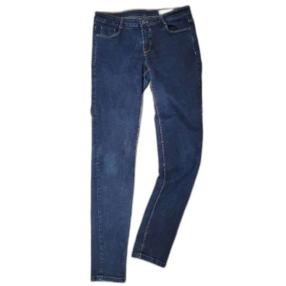 Zara Denim - Zara TRF Dark-Wash Super Skinny Sculpt Jeans Size 8